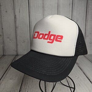 Dodge Trucker Mesh Snapback Hat Cap Vintage